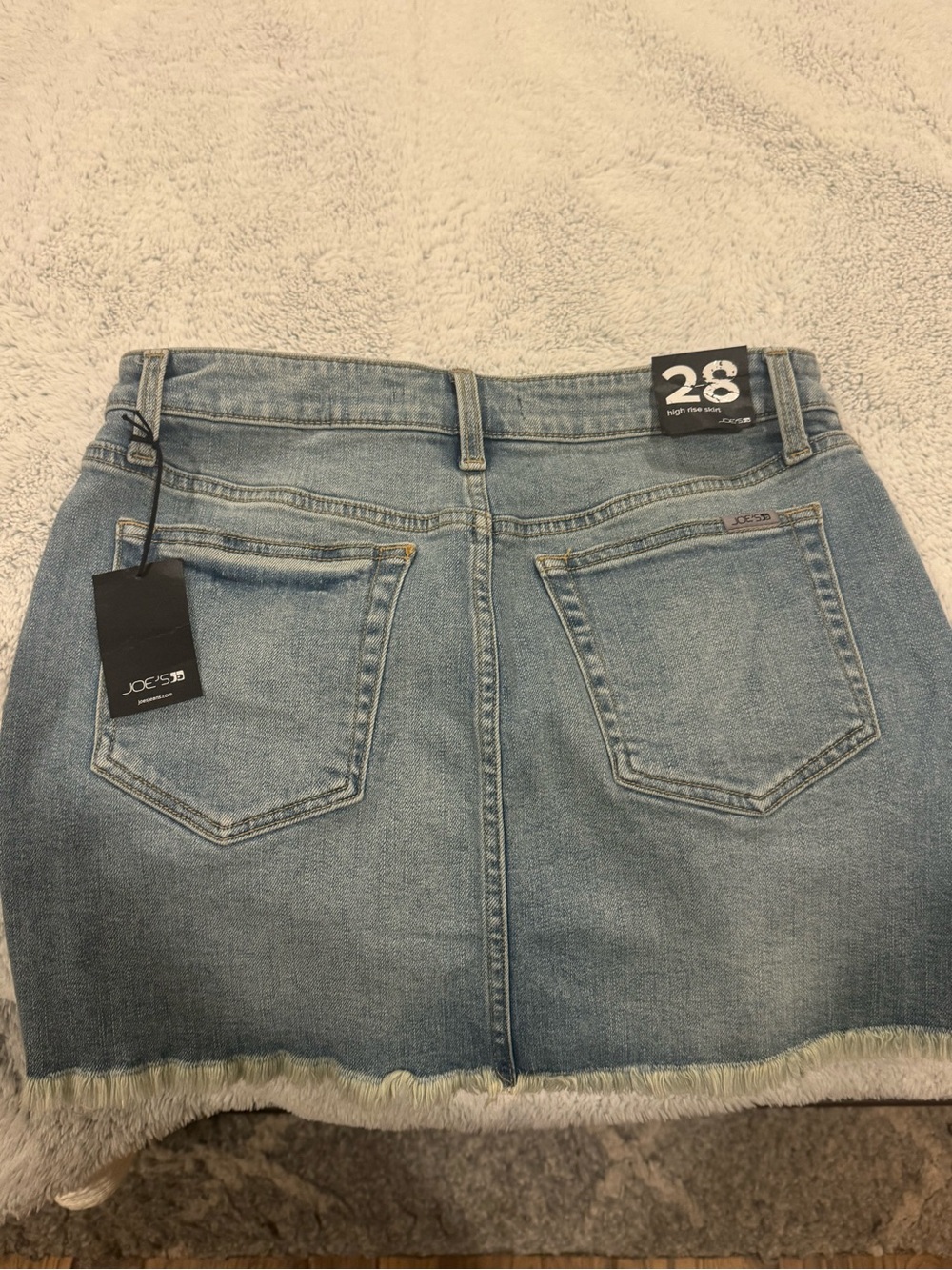 Joe's Jeans Light Blue Denim Mini Skirt